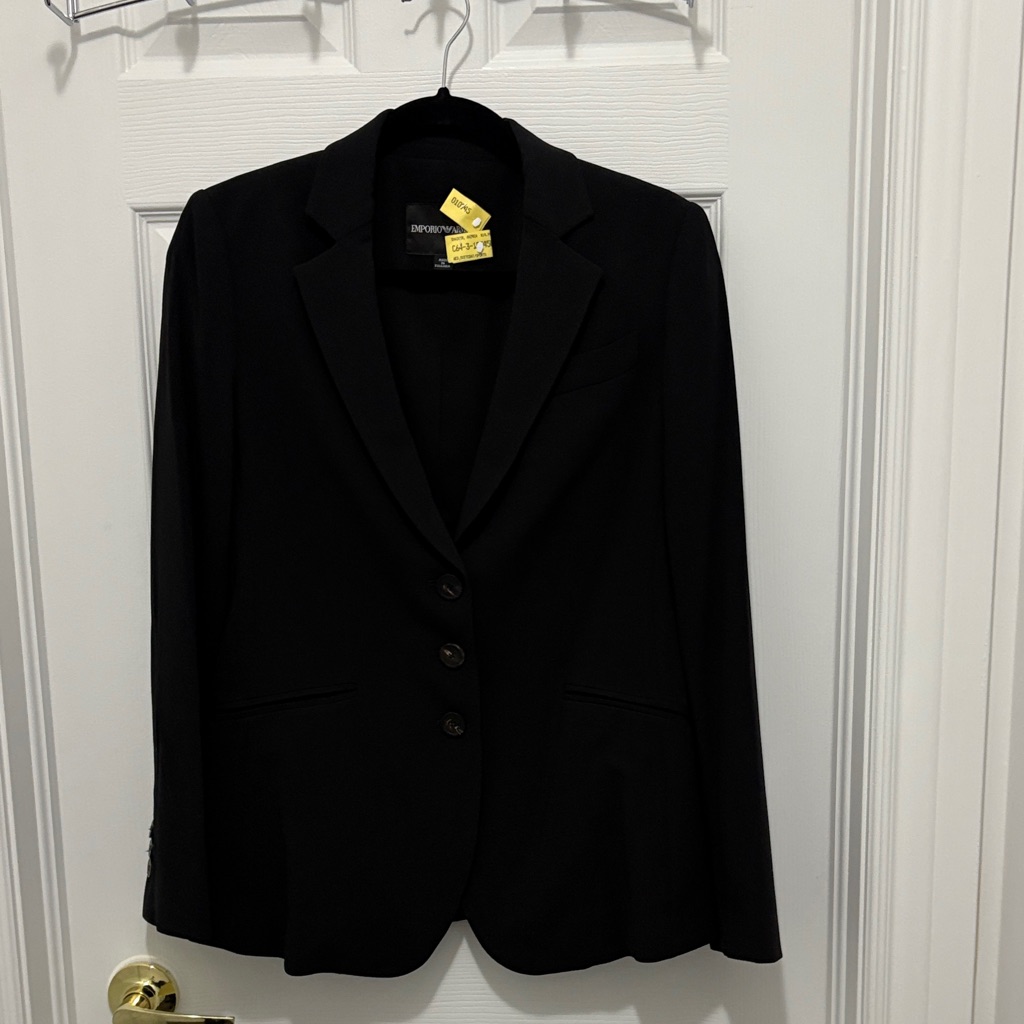 Emporio Armani Classic Black Women's Blazer